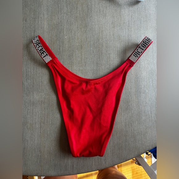 Victoria's Secret Red bikini with Embellished Straps medium - Picture 3 of 3